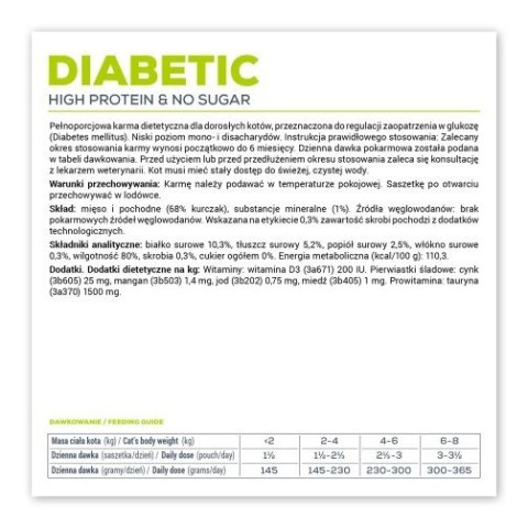 VetExpert Veterinary Diet Diabetic Cat 100g Pouch VetExpert Veterinary Diet Diabetic Cat 100g Pouch