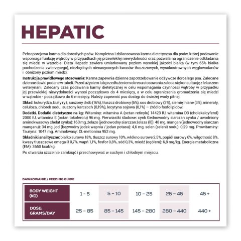VetExpert Veterinary Diet Hepatic dog 2kg VetExpert Veterinary Diet Hepatic dog 2kg