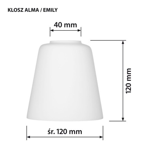 Lampa wisząca Activejet AJE-ALMA 5P E27 5x40W Lampa wisząca Activejet AJE-ALMA 5P E27 5x40W