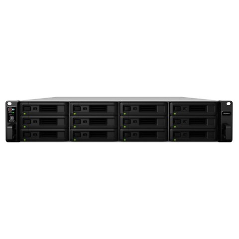 NAS Synology RS3618xs; 2U RACK; 12x (3.5" SATA HDD/2.5" SATA HDD); Intel Xeon D-1521; 8 GB DDR4 ECC UDIMM (max. 64GB), 4x 1GbE R NAS Synology RS3618xs; 2U RACK; 12x (3.5" SATA HDD/2.5" SATA HDD); Intel Xeon D-1521; 8 GB DDR4 ECC UDIMM (max. 64GB), 4x 1GbE R