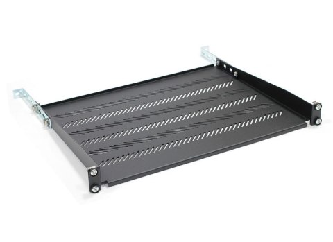 Półka stała 19", 1U, gł. 350 mm, nośność 25 kg, mocowanie w 4 punktach, czarny,śruby i uchwyt w kpl. Półka stała 19", 1U, gł. 350 mm, nośność 25 kg, mocowanie w 4 punktach, czarny,śruby i uchwyt w kpl.