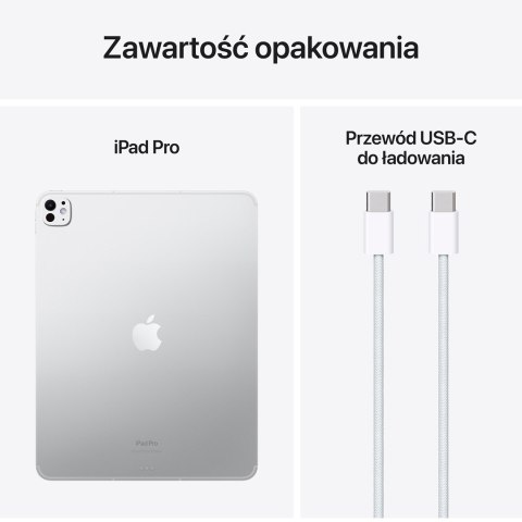 Apple 13-inch iPad Pro (M4) LTE 256GB with Standard glass - Silver Apple 13-inch iPad Pro (M4) LTE 256GB with Standard glass - Silver