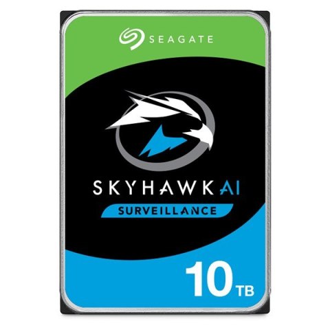 Dysk Seagate Skyhawk AI ST10000VE001 (10 TB ; 3.5"; SATA; 256 MB; 7200 obr/min) (WYPRZEDAŻ)