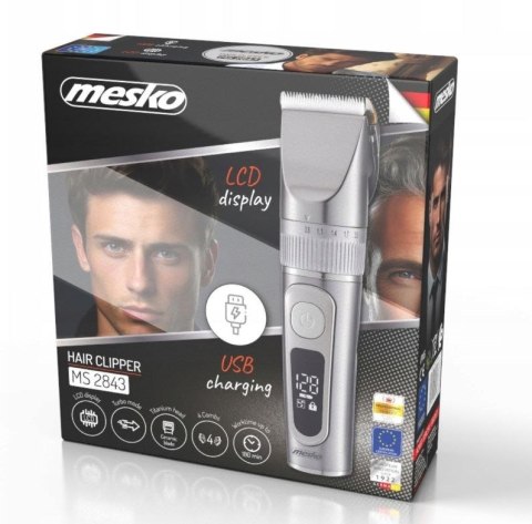 Maszynka do strzyżenia MESKO MS 2843 USB Maszynka do strzyżenia MESKO MS 2843 USB
