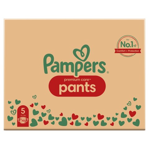 Pieluchy PAMPERS Premium PANTS MTH rozm 5 (12-17kg) 102szt (WYPRZEDAŻ) Pieluchy PAMPERS Premium PANTS MTH rozm 5 (12-17kg) 102szt (WYPRZEDAŻ)