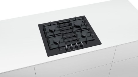 Płyta gazowa BOSCH PPP6A6B90 (4 pola grzejne; kolor czarny) (WYPRZEDAŻ) Płyta gazowa BOSCH PPP6A6B90 (4 pola grzejne; kolor czarny) (WYPRZEDAŻ)