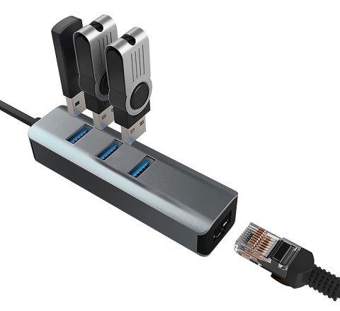 VAKOSS HUB USB 3.0 ETHERNET TC-4502X VAKOSS HUB USB 3.0 ETHERNET TC-4502X
