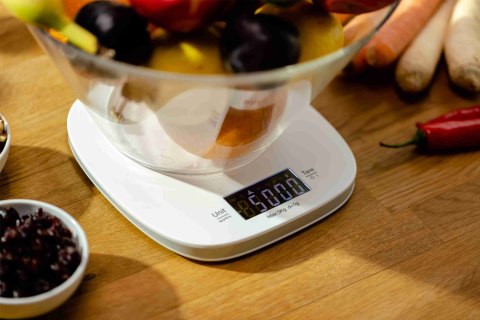 WAGA KUCHENNA ZKS 1451 5kg IVORY z misą WAGA KUCHENNA ZKS 1451 5kg IVORY z misą