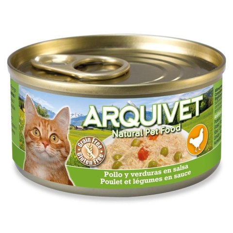 ARQUIVET dla kota kurczak w sosie z warzywami 80g ARQUIVET dla kota kurczak w sosie z warzywami 80g