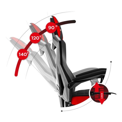 Fotel gamingowy HZ-Combat 3.0 Red (WYPRZEDAŻ) Fotel gamingowy HZ-Combat 3.0 Red (WYPRZEDAŻ)