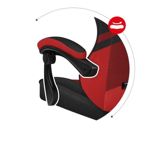 Fotel gamingowy Huzaro Force 4.4 Red Mesh Fotel gamingowy Huzaro Force 4.4 Red Mesh