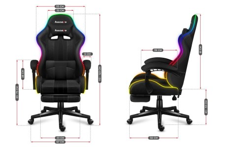 Fotel gamingowy Huzaro Force 4.7 RGB Mesh (WYPRZEDAŻ) Fotel gamingowy Huzaro Force 4.7 RGB Mesh (WYPRZEDAŻ)