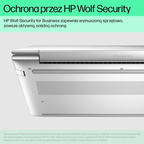 HP Probook 460 G11 Core Ultra 7 155H 16"WUXGA IPS 300nits AG 16GB DDR5 SSD512 Intel Arc 56Wh W11Pro Pike Silver 3Y OnSite (WYPRZ HP Probook 460 G11 Core Ultra 7 155H 16"WUXGA IPS 300nits AG 16GB DDR5 SSD512 Intel Arc 56Wh W11Pro Pike Silver 3Y OnSite (WYPRZ