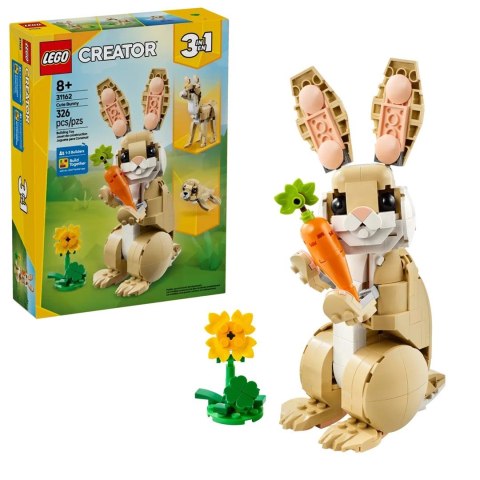 LEGO CREATOR 3w1 31162 Uroczy króliczek LEGO CREATOR 3w1 31162 Uroczy króliczek
