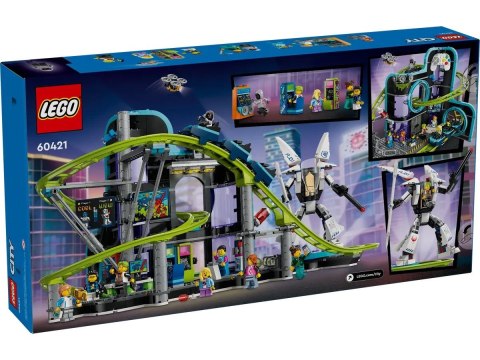 LEGO City 60421 Park Świat robotów z rollercoasterem LEGO City 60421 Park Świat robotów z rollercoasterem