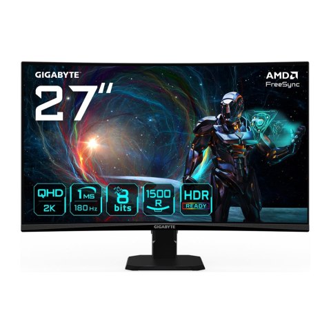 MONITOR GIGABYTE LED 27" GS27QCA 180Hz MONITOR GIGABYTE LED 27" GS27QCA 180Hz