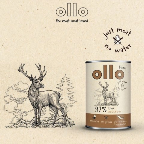 Ollo Pure Jeleń 400 g promo Ollo Pure Jeleń 400 g promo
