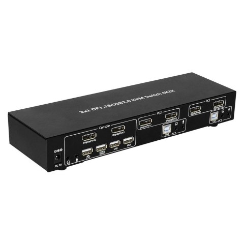 TECHLY PRZEŁĄCZNIK KVM DISPLAYPORT/USB 4X1 4K*30HZ TECHLY PRZEŁĄCZNIK KVM DISPLAYPORT/USB 4X1 4K*30HZ
