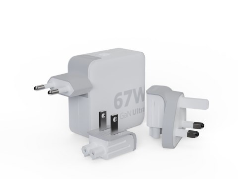 XTORM ŁADOWARKA SIECIOWA TURYSTYCZNA 67W GAN, 1X USB-C PD 67W, 1X USB-C PD 20W, WYMIENNE KOŃCÓWKI EU/UK/USA, KABEL USB-C 2M XTORM ŁADOWARKA SIECIOWA TURYSTYCZNA 67W GAN, 1X USB-C PD 67W, 1X USB-C PD 20W, WYMIENNE KOŃCÓWKI EU/UK/USA, KABEL USB-C 2M