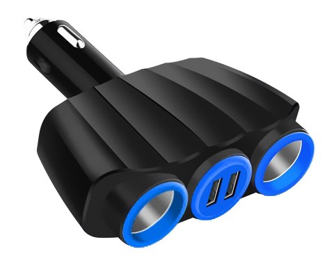 VAKOSS ZASILACZ SAMOCHODOWY TP-3268K, 2X GNIAZDO ZAPALNICZKI + 2X USB VAKOSS ZASILACZ SAMOCHODOWY TP-3268K, 2X GNIAZDO ZAPALNICZKI + 2X USB