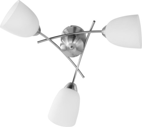 Żyrandol klasyczna lampa sufitowa wisząca Activejet NIKITA Nikiel potrójna 3xE27 do salonu (WYPRZEDAŻ) Żyrandol klasyczna lampa sufitowa wisząca Activejet NIKITA Nikiel potrójna 3xE27 do salonu (WYPRZEDAŻ)