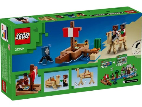 LEGO Minecraft 21259 Rejs statkiem pirackim LEGO Minecraft 21259 Rejs statkiem pirackim