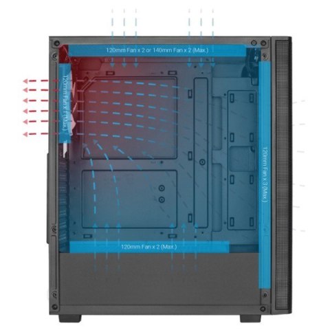 Obudowa AEROCOOL PGS DESIGNER-G-BK-v1 Obudowa AEROCOOL PGS DESIGNER-G-BK-v1