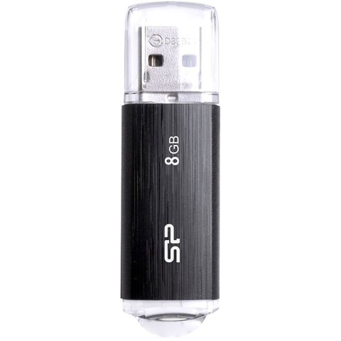 Pendrive Silicon Power Ultima U02 8GB USB 2.0 kolor czarny (SP008GBUF2U02V1K) Pendrive Silicon Power Ultima U02 8GB USB 2.0 kolor czarny (SP008GBUF2U02V1K)