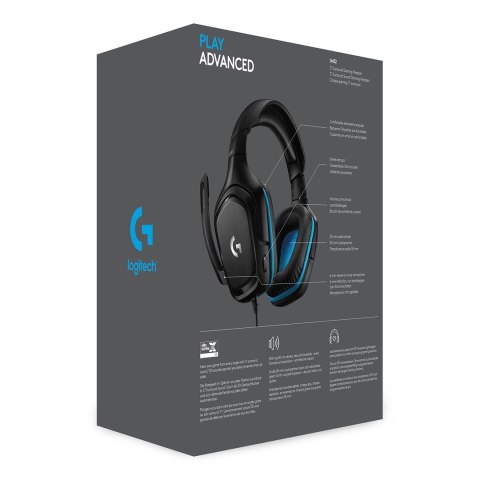 Słuchawki z mikrofonem Logitech 981-000770 (kolor czarny) (WYPRZEDAŻ) Słuchawki z mikrofonem Logitech 981-000770 (kolor czarny) (WYPRZEDAŻ)