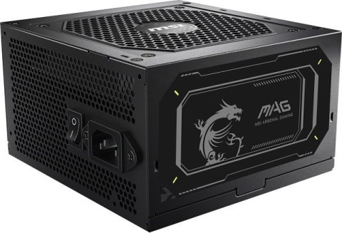 Zasilacz MSI MAG A850GL 850W PCIE5 II 80+ Gold Zasilacz MSI MAG A850GL 850W PCIE5 II 80+ Gold