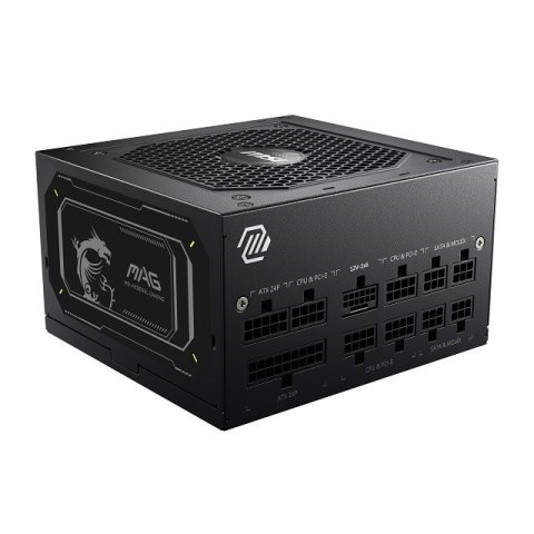 Zasilacz MSI MAG A850GL 850W PCIE5 II 80+ Gold Zasilacz MSI MAG A850GL 850W PCIE5 II 80+ Gold
