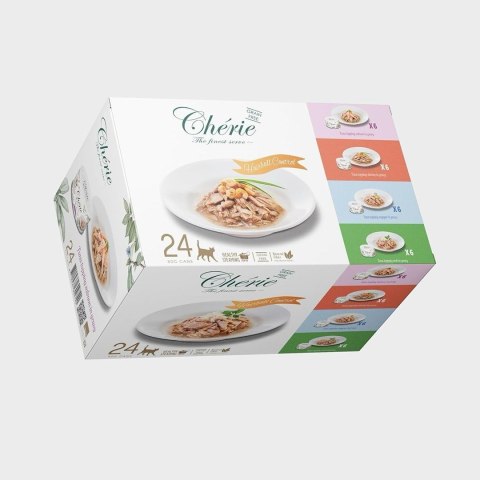 Cherie Kule włosowe TUŃCZYK zestaw 24 x 80g Cherie Kule włosowe TUŃCZYK zestaw 24 x 80g