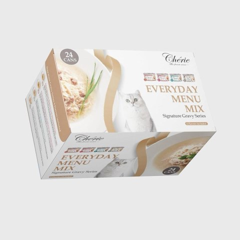Cherie MIKS TUŃCZYKA W SOSIE zestaw 24 x 80g Cherie MIKS TUŃCZYKA W SOSIE zestaw 24 x 80g