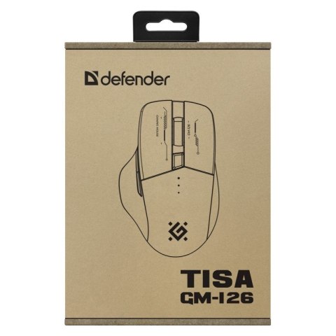 DEFENDER MYSZ GM-126 TISA RF+BT OPTIC 1600dpi 6P BIAŁA DEFENDER MYSZ GM-126 TISA RF+BT OPTIC 1600dpi 6P BIAŁA