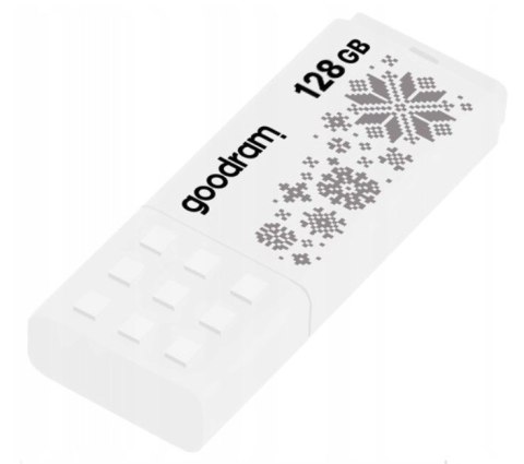 Pendrive GoodRam UME2-1280W00R11-WI (128GB; USB 2.0; kolor biały) WINTER Pendrive GoodRam UME2-1280W00R11-WI (128GB; USB 2.0; kolor biały) WINTER