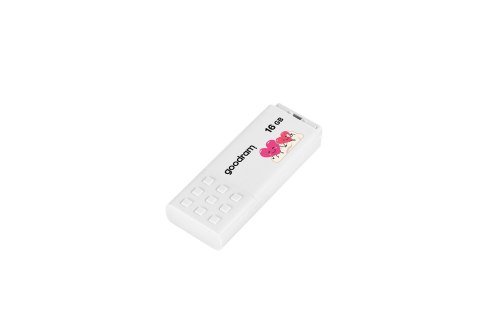 Pendrive GoodRam UME3-0160W0R11-V (16GB; USB 3.0; kolor biały) VALENTINE Pendrive GoodRam UME3-0160W0R11-V (16GB; USB 3.0; kolor biały) VALENTINE