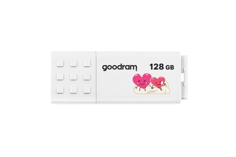 Pendrive GoodRam UME3-1280W0R11-V (128GB; USB 3.0; kolor biały) VALENTINE Pendrive GoodRam UME3-1280W0R11-V (128GB; USB 3.0; kolor biały) VALENTINE
