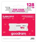 Pendrive GoodRam UME3-1280W0R11-V (128GB; USB 3.0; kolor biały) VALENTINE