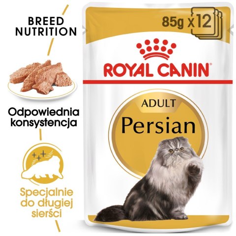 ROYAL CANIN FBN Persian Adult w formie pasztetu - mokra karma dla kota dorosłego - 12x85g ROYAL CANIN FBN Persian Adult w formie pasztetu - mokra karma dla kota dorosłego - 12x85g