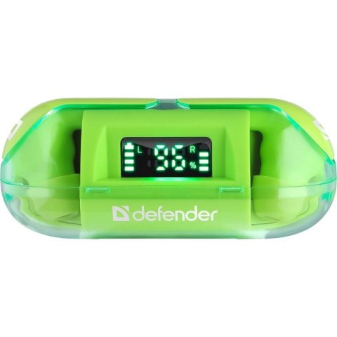 DEFENDER SŁUCHAWKI BLUETOOTH TWINS 916 ZIELONE DEFENDER SŁUCHAWKI BLUETOOTH TWINS 916 ZIELONE