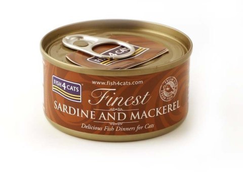 Fish4Cats Finest Sardynka z Makrelą 70g Fish4Cats Finest Sardynka z Makrelą 70g