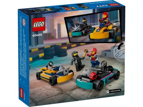 LEGO City 60400 Gokarty i kierowcy wyścigowi LEGO City 60400 Gokarty i kierowcy wyścigowi