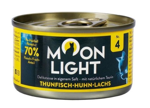 Moonlight Dinner Nr 4 - Tuńczyk, kurczak, łosoś 80g Moonlight Dinner Nr 4 - Tuńczyk, kurczak, łosoś 80g