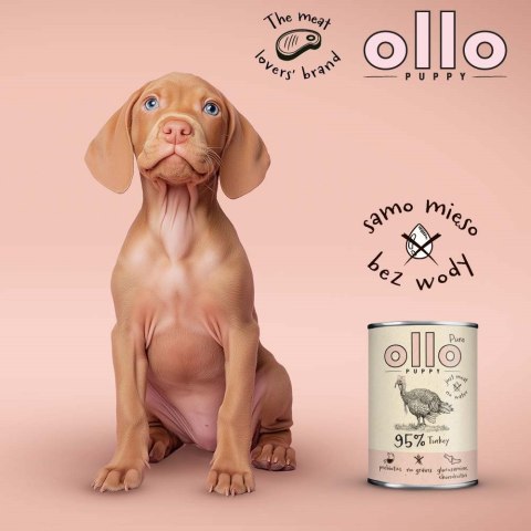 Ollo Puppy Pure Indyk 400g Ollo Puppy Pure Indyk 400g