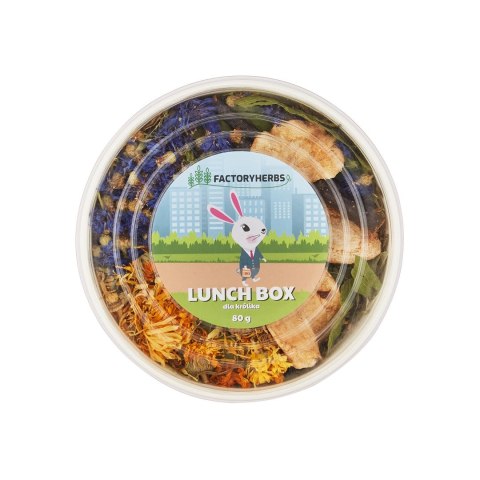 FACTORYHERBS LUNCH BOX dla królika 80g FACTORYHERBS LUNCH BOX dla królika 80g