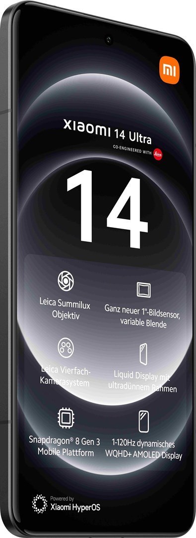 Smartfon Xiaomi 14 Ultra 5G DS 16/512GB Black (WYPRZEDAŻ) Smartfon Xiaomi 14 Ultra 5G DS 16/512GB Black (WYPRZEDAŻ)