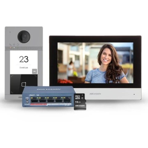 ZESTAW WIDEODOMOFONOWY HIKVISION DS-KIS604-S ZESTAW WIDEODOMOFONOWY HIKVISION DS-KIS604-S