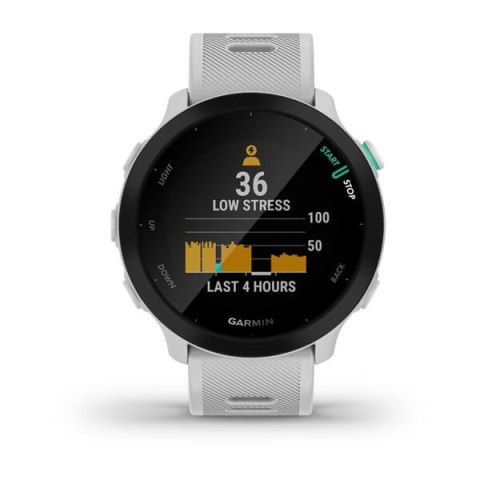 Zegarek sportowy Garmin Forerunner 55 Biały Zegarek sportowy Garmin Forerunner 55 Biały