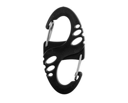 Zestaw karabińczyków Mil-Tec S-Hook - Czarny Zestaw karabińczyków Mil-Tec S-Hook - Czarny