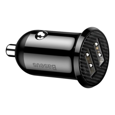 BASEUS ŁADOWARKA SAMOCHODOWA CCALLP-01 2XUSB 4.8A (CZARNA) BASEUS ŁADOWARKA SAMOCHODOWA CCALLP-01 2XUSB 4.8A (CZARNA)